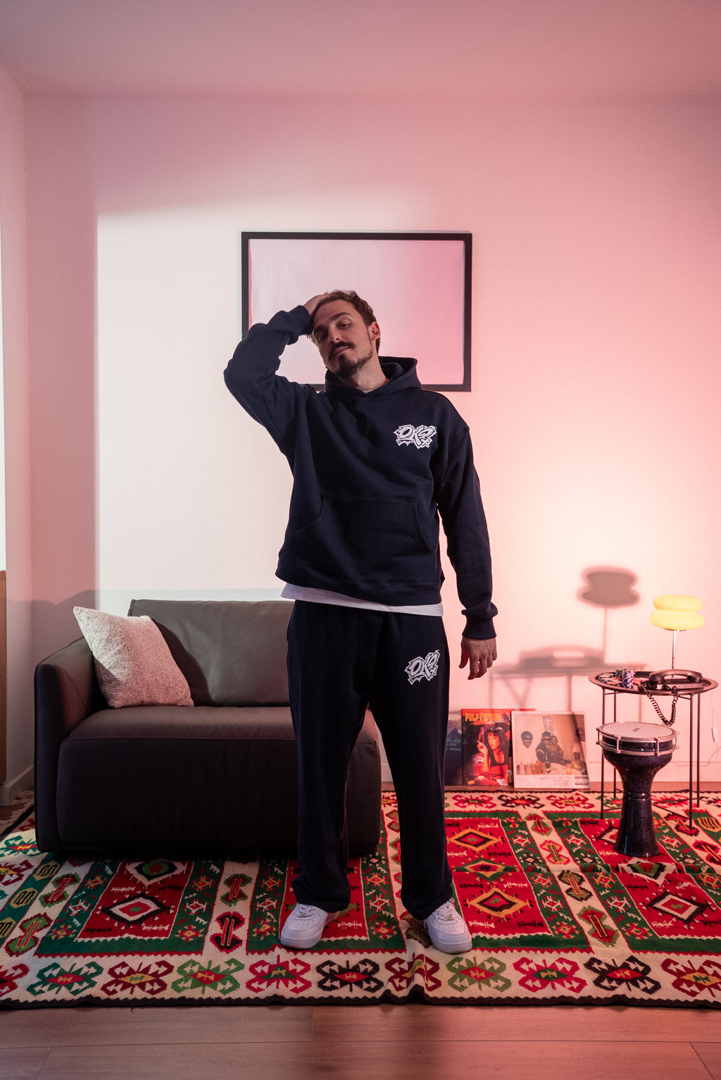 FANATIC DARK BLUE HOODIE