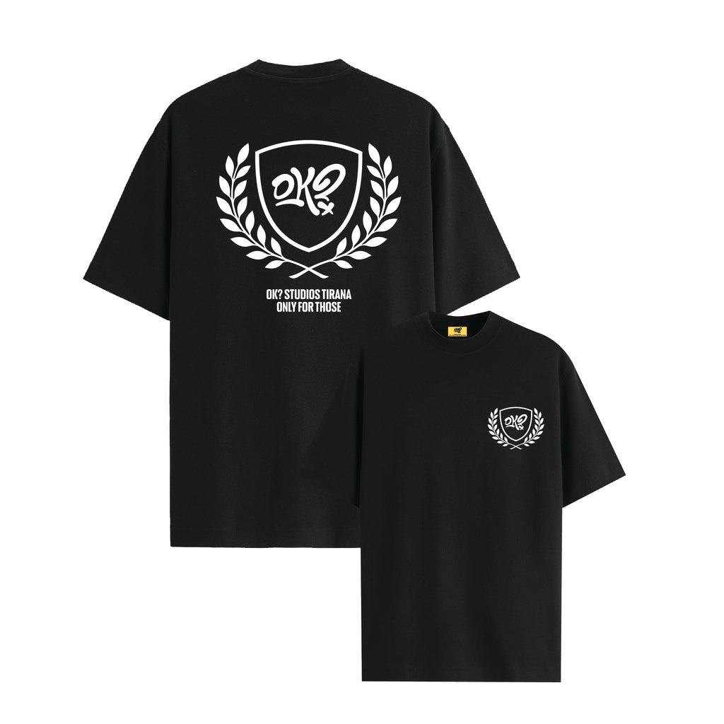 OK? CREST BLACK TEE