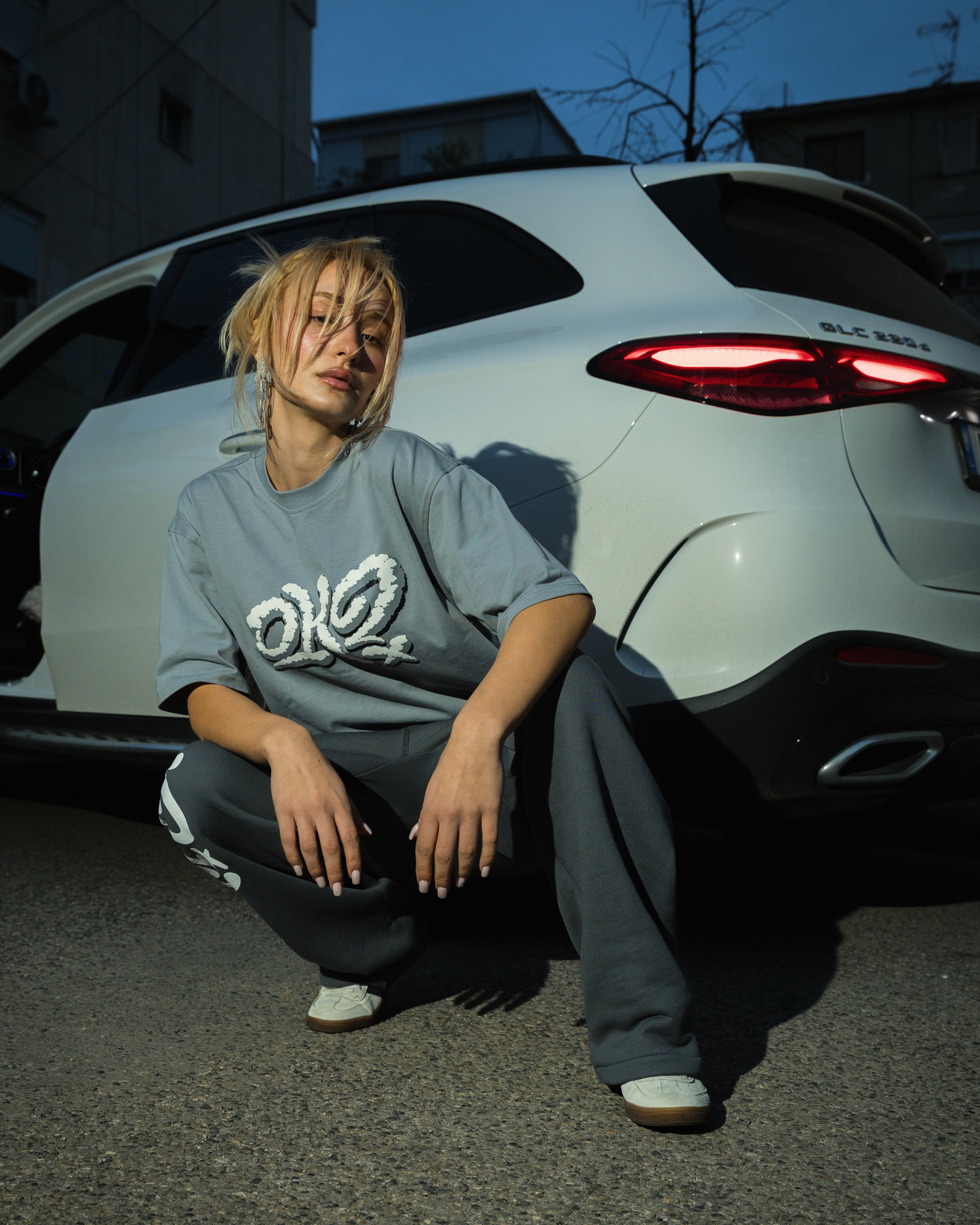 CLOUD OK? SMOKE GREY TEE