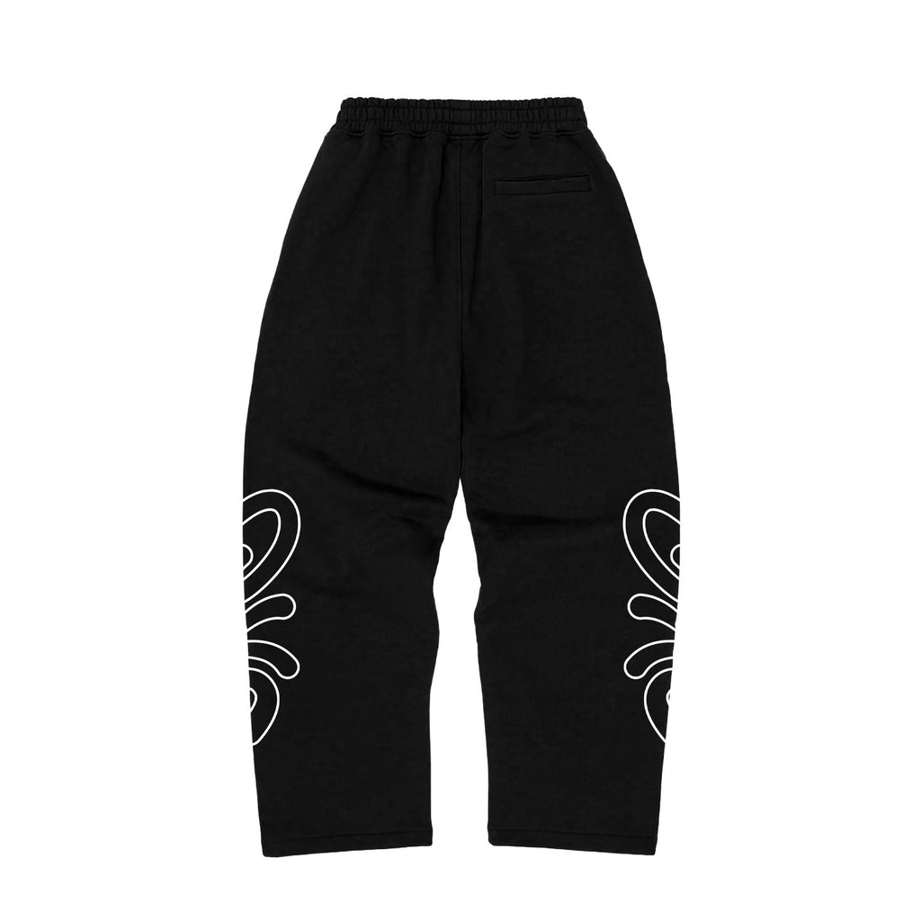 SYMMETRICAL OUTLINE OK? BLACK SWEATPANTS