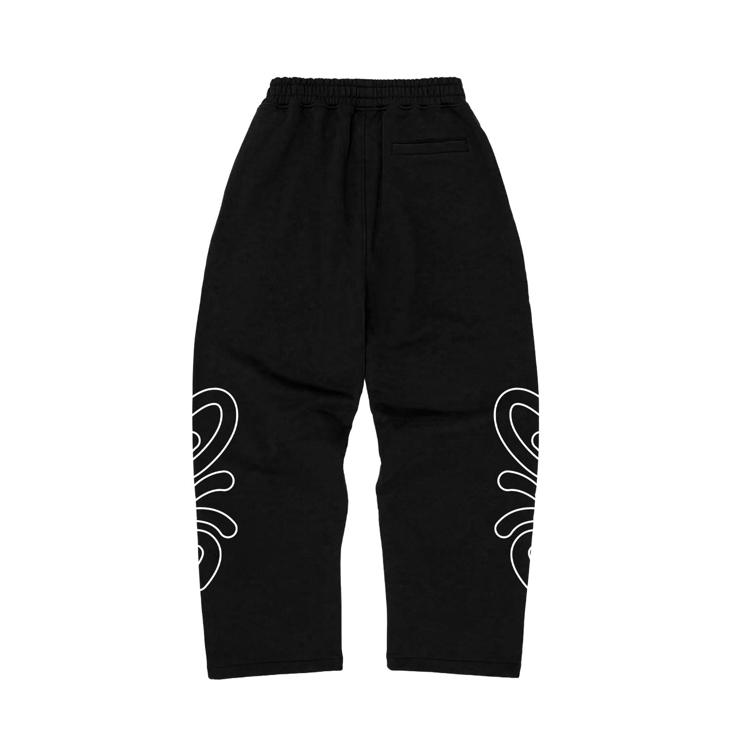 SYMMETRICAL OUTLINE OK? BLACK SWEATPANTS
