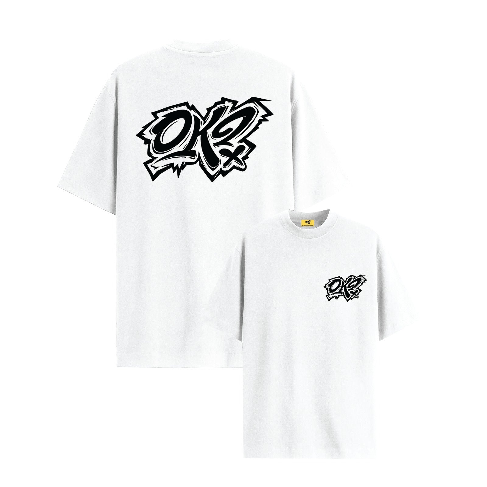 OK? FANATIC WHITE TEE