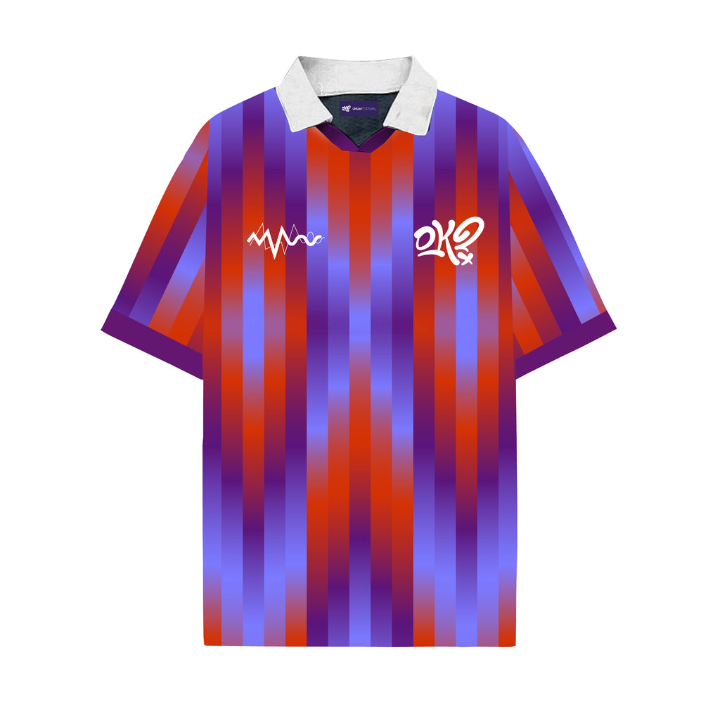 ONE LIFE ONLY JERSEY [PURPLE + RED]
